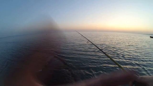 Береговая рыбалка на Чёрном море. Сочи. смотреть онлайн