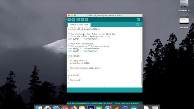 Node MCU ESP8266 Using Arduino IDE with MAC OS смотреть онлайн
