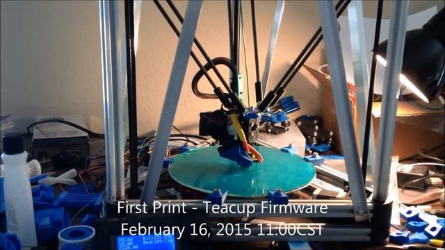 Teacup Firmware - First Delta Print смотреть онлайн
