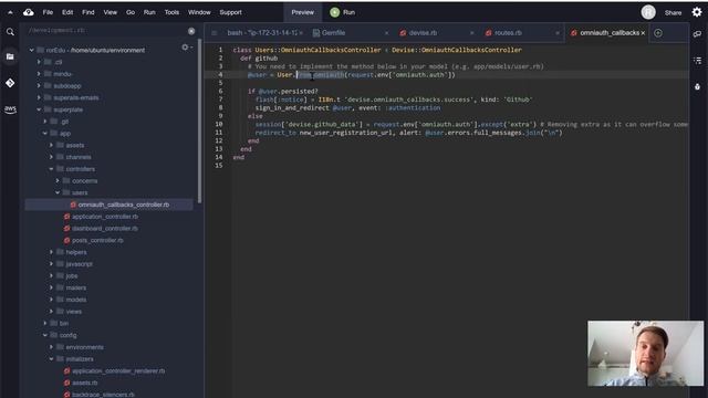 Ruby on Rails #30 Social log in with Github (omniauth 2.0) смотреть онлайн