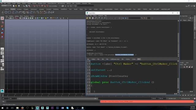 Maya Tutorial - Scripting Layout and Buttons for UI in MEL смотреть онлайн