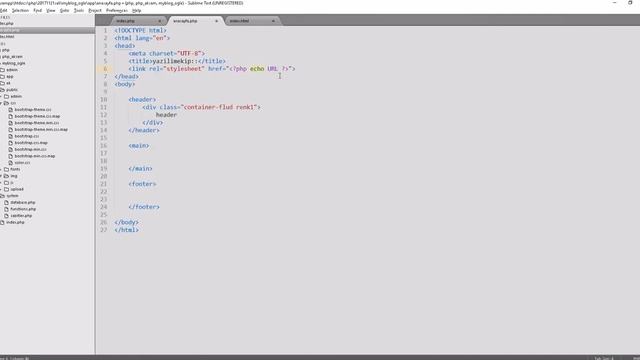 php ile blog site ve admin index oluşturma, system dosyalarını ekleme site anasayfasını oluşturmak смотреть онлайн