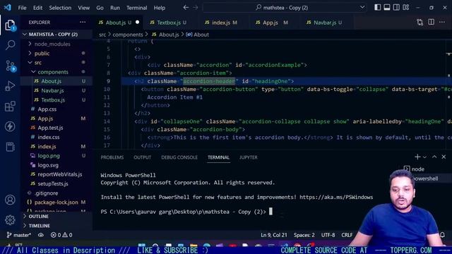 React router, adding links & pages | Creating Website using React JS | Project for beginners смотреть онлайн