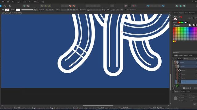 Affinity Designer Video Tutorial - Entangled Pencils using the Shape Builder смотреть онлайн