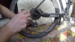 Установка заднего переключателя при замене петуха