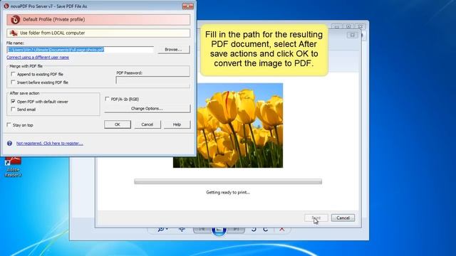 Convert images to PDF using the Windows Photo Viewer смотреть онлайн