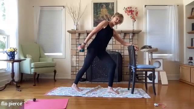 Barre with weights, chair, Nutmeg, and flo смотреть онлайн