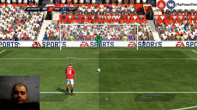Fifa online (Manchester United vs Real Madrid) смотреть онлайн