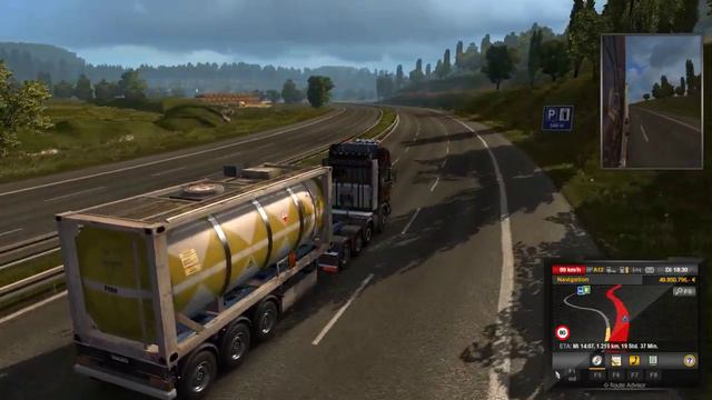 Euro Truck Simulator 2 #34 Wir Besuchen Simon in Frankreich смотреть онлайн
