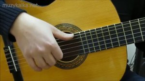 Перебор восьмерка на гитаре