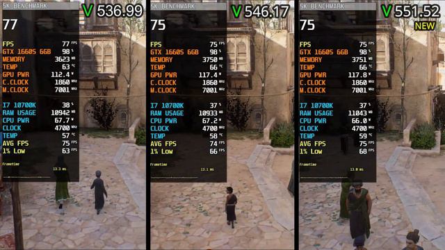 Nvidia Drivers (551.52 vs 546.17 vs 536.99) // Test In 10 Games // GTX 1660 Super смотреть онлайн