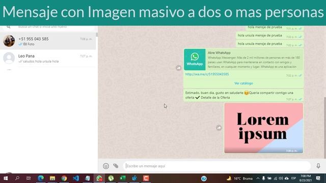 Plantilla para enviar mensajes de WhatsApp con un solo clic en Excel смотреть онлайн