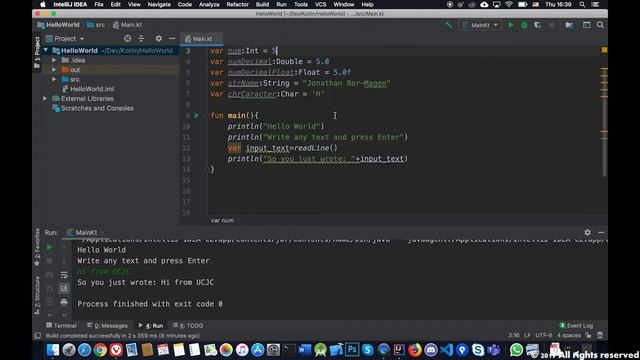 Kotlin Tutorial Values & Variables смотреть онлайн