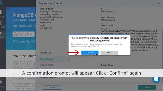 Deploy a MongoDB Multi-Tier template with Oracle Cloud Infrastructure смотреть онлайн