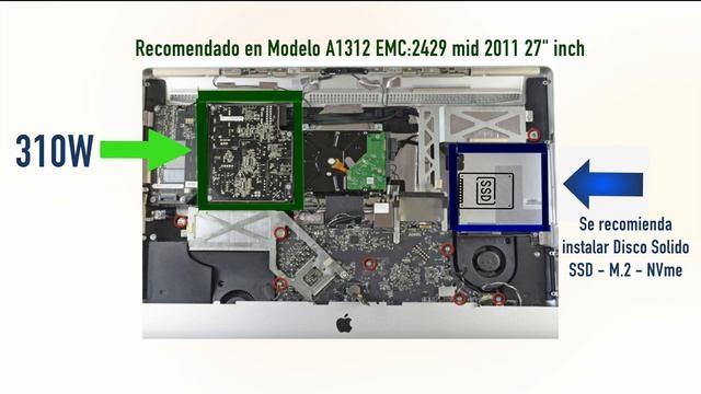 Actualización de la tarjeta gráfica iMac 2010 2011 Nvidia vs AMD Radeon (parte 3) смотреть онлайн