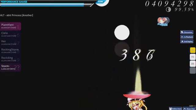 seiya-murai feat. ALT - 8bit Princess [Another] DT+HD (Rank 3) FC смотреть онлайн