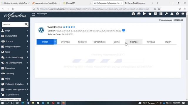 DOMAIN DAN HOSTING GRATIS SELAMANYA INFINITYFREE FULL TUTORIAL смотреть онлайн
