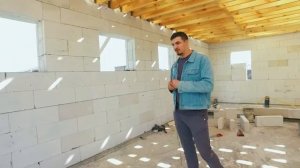 Строительство гаража из газобетонных блоков в Тюмени