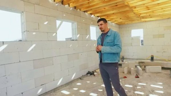 Строительство гаража из газобетонных блоков в Тюмени