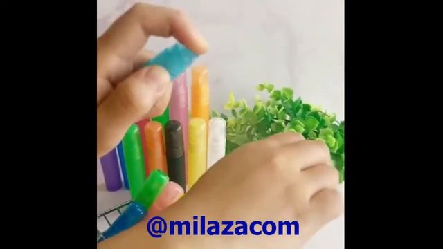 Атомайзеры для духов, флаконы для парфюмерии, фиолки пластиковые . смотреть онлайн