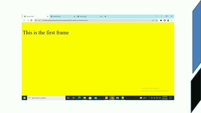 Frames and Frameset |Web programming using Php|Malayalam Tutorial смотреть онлайн