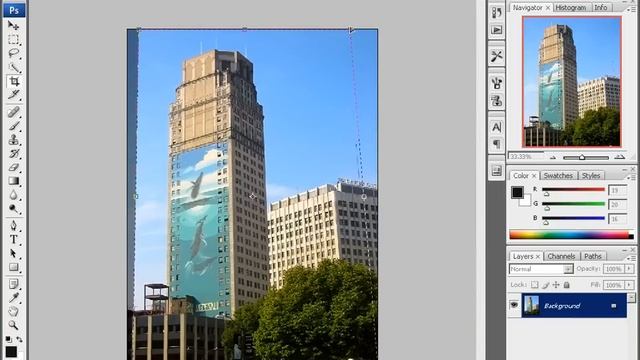 Уроки Фотошоп Выравнивание стен дома смотреть онлайн