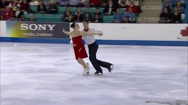 2012 Canadian Championships. Tessa Virtue - Scott Moir. Free Dance смотреть онлайн