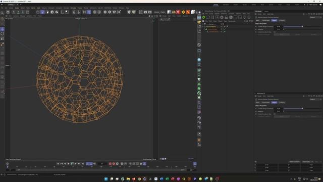 Create A Voronoi Mesh (Cinema 4D - Tutorial) смотреть онлайн