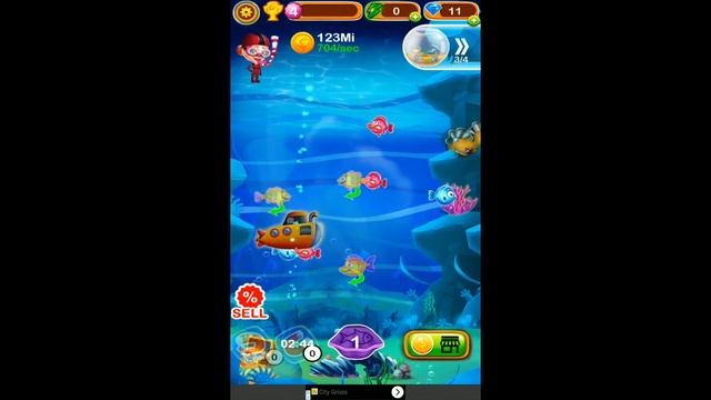 Merge Fish Tycoon - Click & Merger Idle Game - Gameplay (iOS & Android) смотреть онлайн