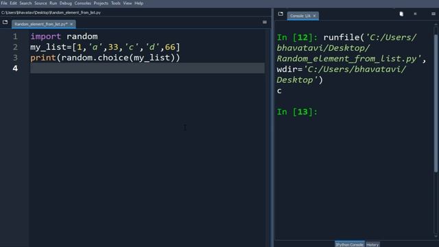 203. How to Select a Random Element from the List with Code || Python Random and Secrets Module смотреть онлайн