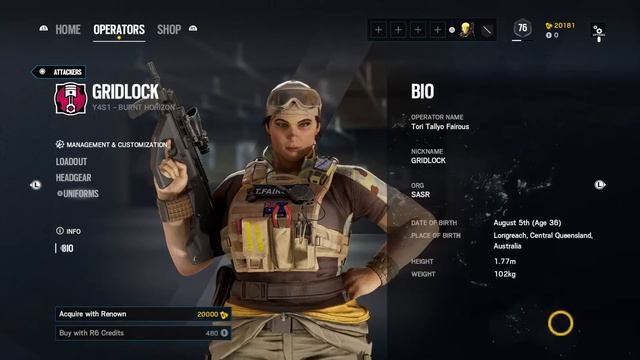 Rainbow six siege UNLOCKING GRIDLOCK смотреть онлайн