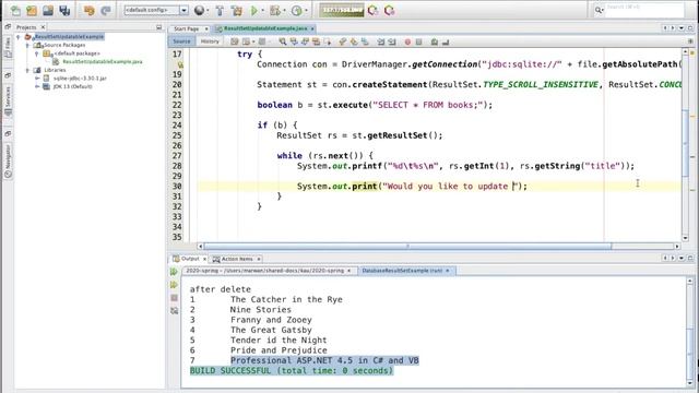 Java Database Using ResultSet with SQLite and mysql (MariaDB) смотреть онлайн