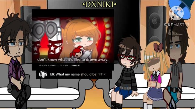 Past Afton’s React To Elizabeth ||1/4|| ||gacha||