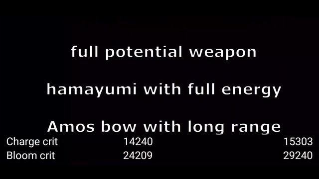 Hamayumi R5 vs Amos Bow R1 [charge atk weapon for ganyu DPS][Genshin impact] смотреть онлайн