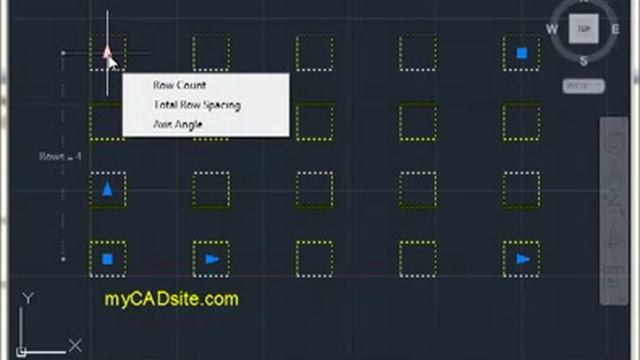 ARRAY command in AutoCAD 2012 смотреть онлайн