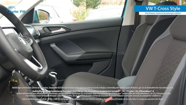 VW T-Cross 2019 Style Makena Türkis Metallic | Design Highlights 4k (UHD) смотреть онлайн