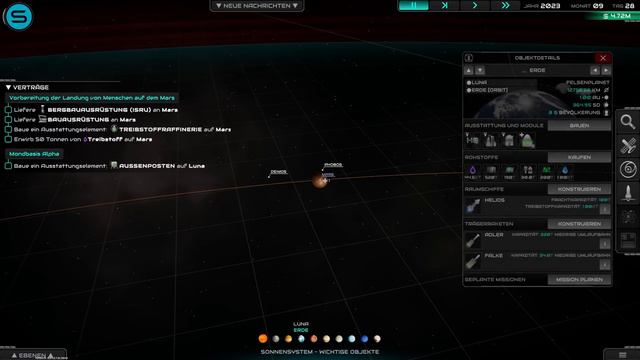 Solar Expanse Raumfahrt Als Wirtschaftssimulation In Solar Expanse Demo Deutsch German Gameplay