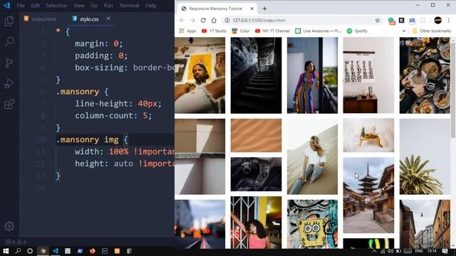 How To Make Responsive Masonry In 2 Lines Of CSS Without JS, Flex, Grid, Lib, Plugin ( Must Watch ) смотреть онлайн