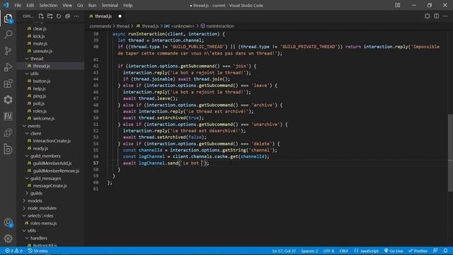 [#27] Introduction aux threads & les sous-commandes | Discordjs pour débutants (v13) en 2022 смотреть онлайн