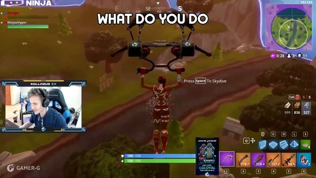 Ninja Achieves Ultra Instinct in Fortnite ? смотреть онлайн