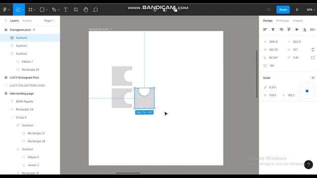 How to SUBTRACT SHAPES IN FIGMA (Tutorial) смотреть онлайн