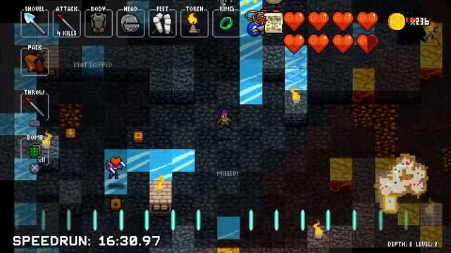Bolt All-Zones run (Double Speed) - Crypt of the Necrodancer смотреть онлайн