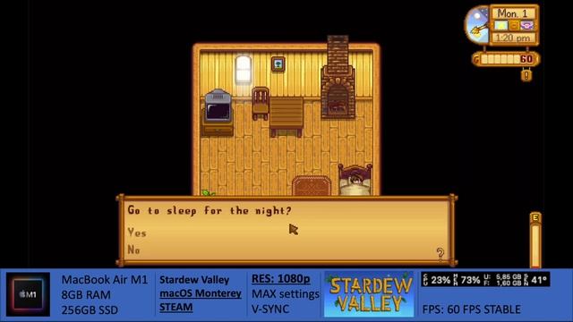 M1 MacBook Gaming - Stardew Valley - macOS - GoG смотреть онлайн