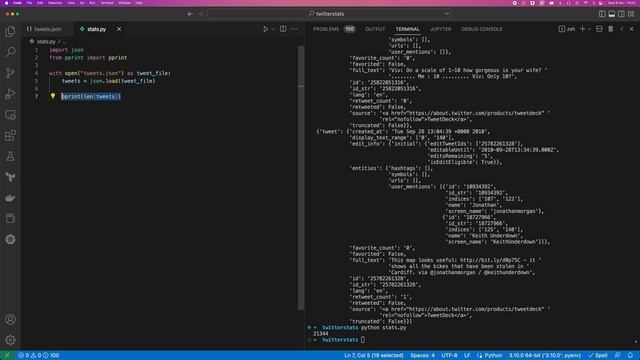 How to Search Your Twitter Archive with Python смотреть онлайн