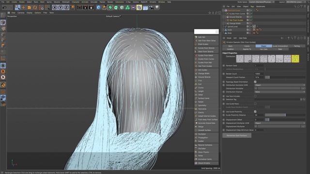 Ornatrix C4D: Generating Hair From NURBS Curves