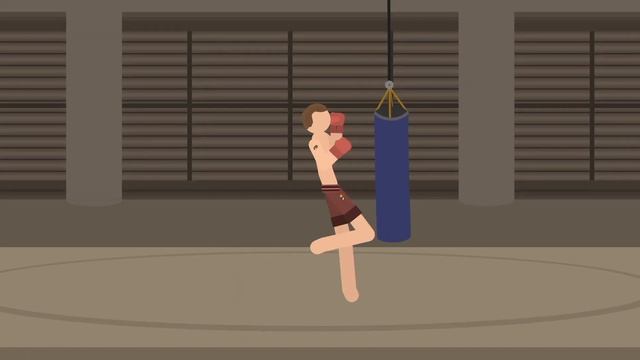 Muay Thai combo(stick nodes animation) смотреть онлайн