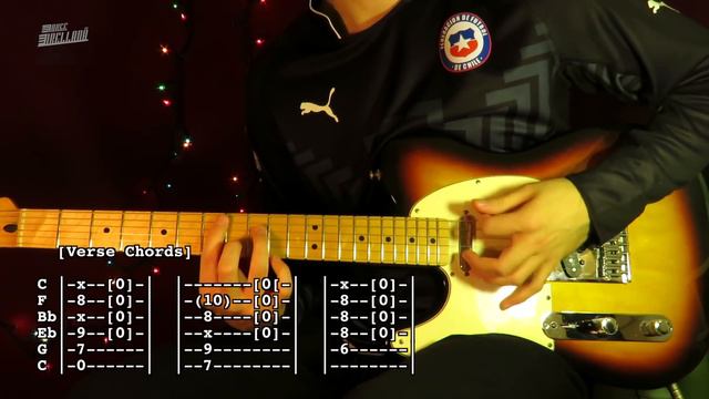 No One Knows - Queens Of The Stone Age ( Guitar Tab Tutorial & Cover ) смотреть онлайн