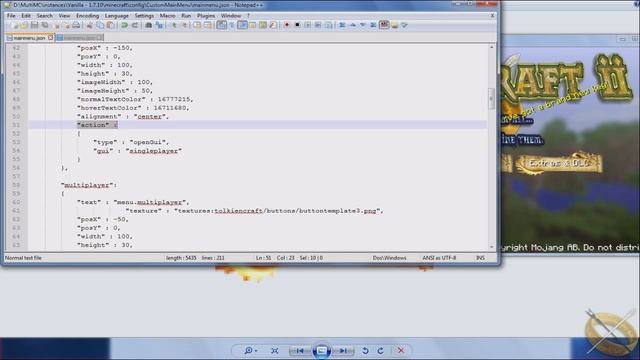 Tutorial Series - Minecraft - Custom Main Menu - Buttons смотреть онлайн