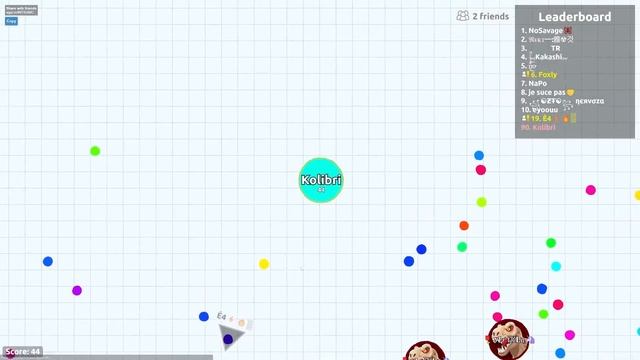 Agar.io Legendary Revenge! Playing Agario With Kolibri Community смотреть онлайн