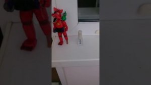 Фнаф из пластилина.   Рокстар фокси